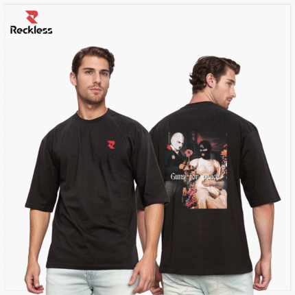 Guns for Peace Oversized Tee – Black